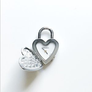 Tiffany & Co. Heart-Shaped Clock Bracelet Charm